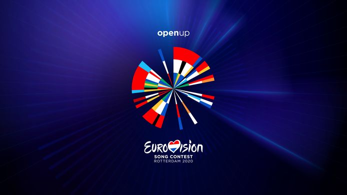 Het logo van het Eurovisie Songfestival 2020.