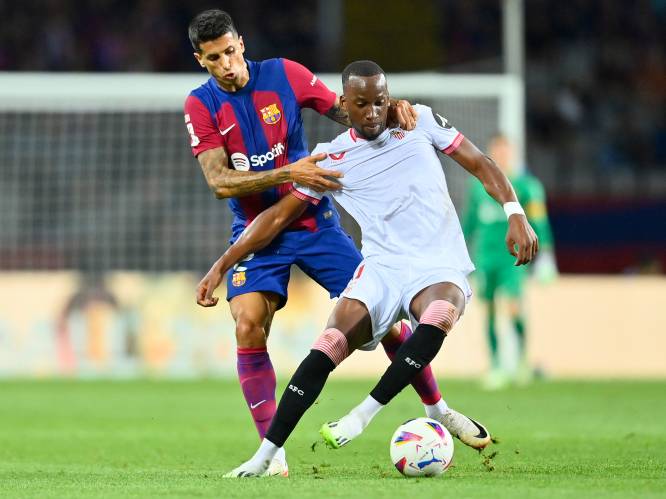 Een nederlaag voor gretige Lukebakio en Sevilla in Barcelona: uitgerekend Ramos bezorgt Barça driepunter met eigen doelpunt