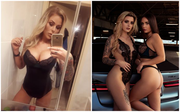 Van links naar rechts: Yana, Milou en Megan uit 'Temptation Island'