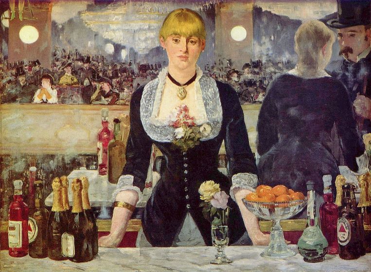 ‘Un bar aux Folies Bergère’ (1882) Beeld Édouard Manet