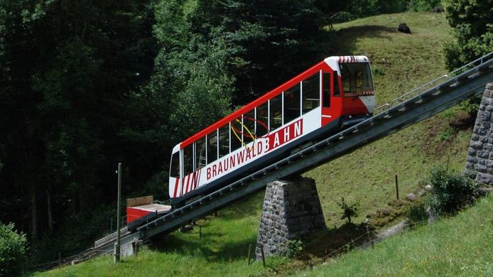 De Braundwaldbahn.