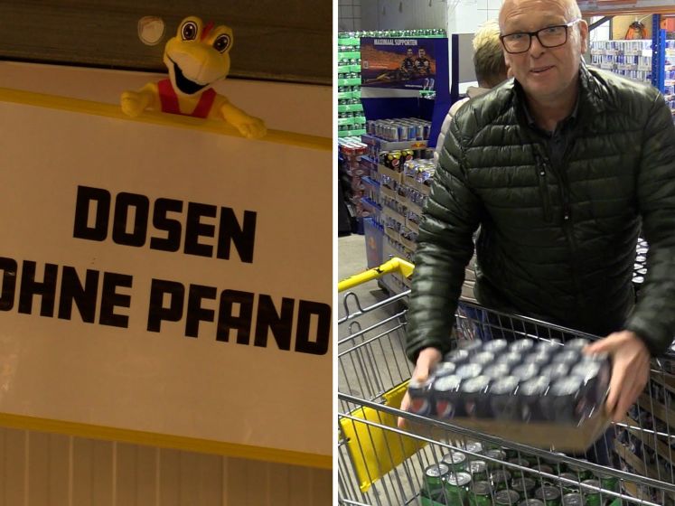 Duitse stormloop op blikjes: 'Nu nog goedkoper dan bij ons'
