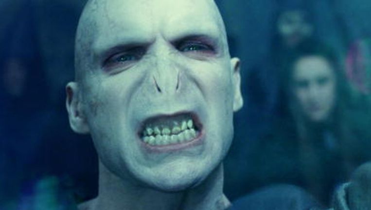 De boosaardige tovenaar Voldemort uit de Harry Potter-films. Beeld Screenshot YouTube