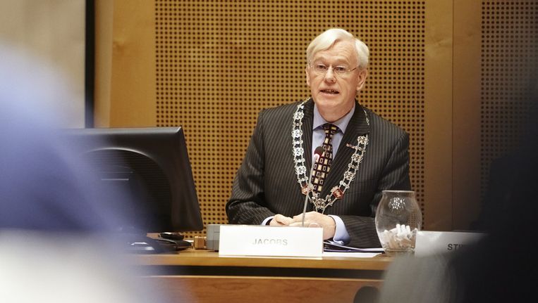 Burgemeester van Helmond, Fons Jacobs. © ANP Beeld 