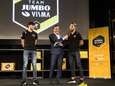 Volop gelach bij presentatie schaatsploeg Jumbo-Visma 