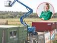 Augustus 2022: de bouw van een pand van Europastry aan de Struwweelweg is in volle gang.
