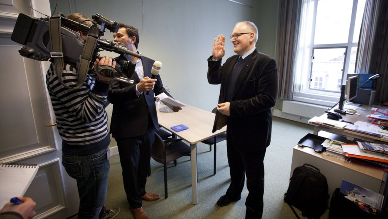 Vandaag lekte een interne mail uit van PvdA-Kamerlid Frans Timmermans. Beeld anp