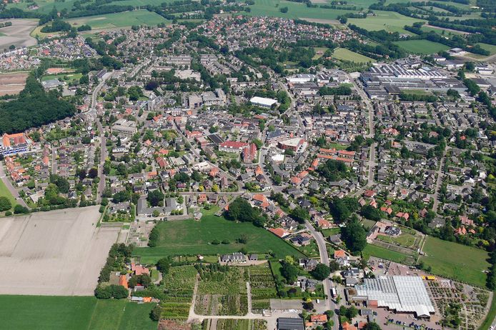 Zoek de sportvelden… In Tubbergen wordt in verhouding het meest gevoetbald van Nederland.