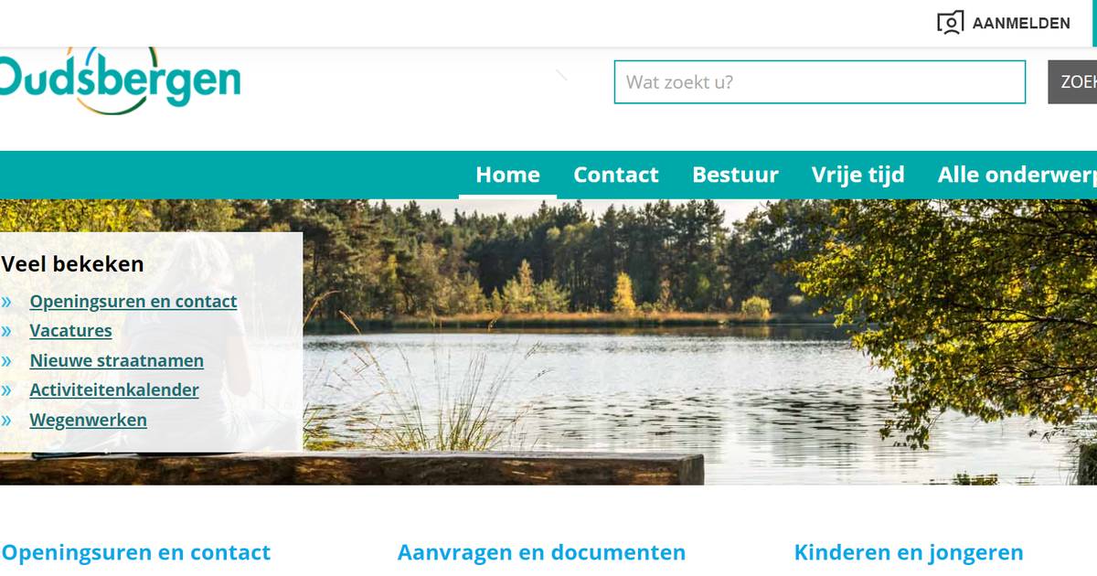 Oudsbergen wil voor zomervakantie nieuwe website lanceren Oudsbergen