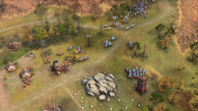 De Mongolen in actie: zij zijn dé attractie van Age of Empires IV.