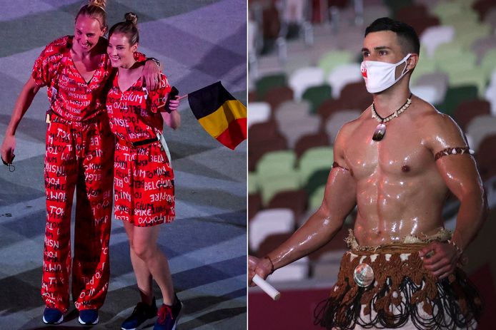 Belgische Outfit Gaat Niet Onopgemerkt Voorbij Op Olympische Spelen Maar Ook Deze Outfits Zijn Felbesproken Olympische Spelen Hln Be