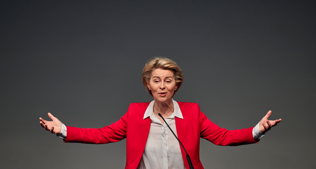Verdergaande coördinatie van het volksgezondheidsbeleid is onvermijdelijk, dat zal Von der Leyen in haar jaarlijkse ‘troonrede’ zeggen.  Beeld Corbis via Getty Images