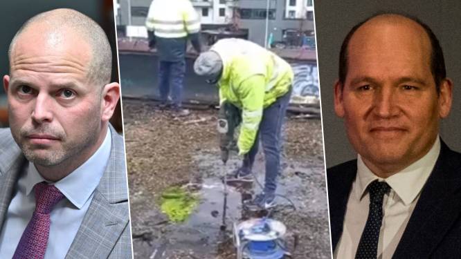 Heisa rond geboorde gaten in plafond gekraakt pand: “Om krakers te verjagen”, zegt Francken. “Gebouw was te onveilig”, weerlegt Close