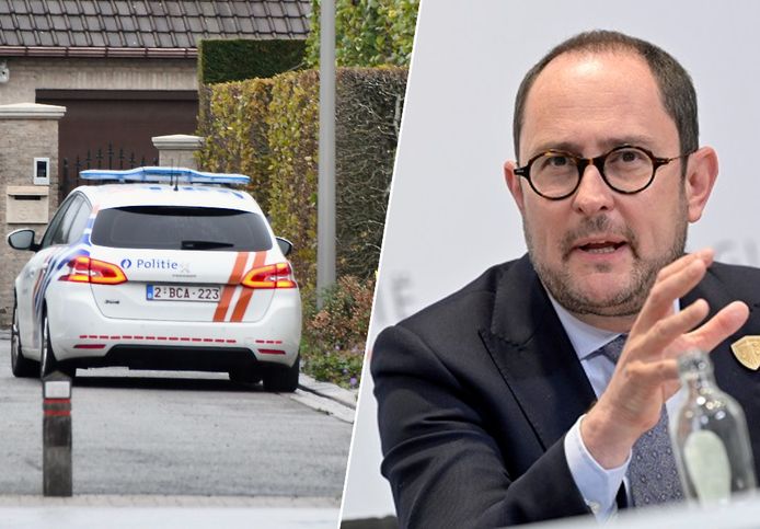 De politie hield de hele dag en nacht een oogje in het zeil bij de woning van justitieminister Vincent Van Quickenborne.