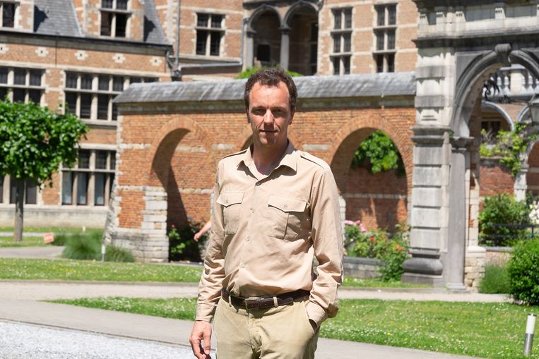 Over burgeractivist Thomas Goorden, die hard uithaalde naar Lantis. 'Ik vind die criminalisering niet nodig. Dat ruikt naar lock her up voor mij: het opruien van de bevolking zonder concreet bewijs.' Beeld Klaas De Scheirder