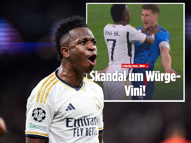 “Respectloos, ze durven zo’n spelers niet uit te sluiten”: Duitsland spreekt schande over “wurgactie” Vinicius Jr.