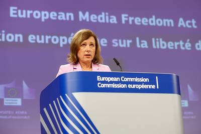 Europese Commissie stelt wetgeving voor om persvrijheid te beschermen