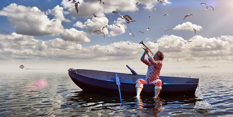 Eric Vloeimans: ‘Mijn muziek voor een nestje jonge egels bleek ineens veel beter te passen bij een groep voorthobbelende zeehonden’.  Beeld Mark Engelen