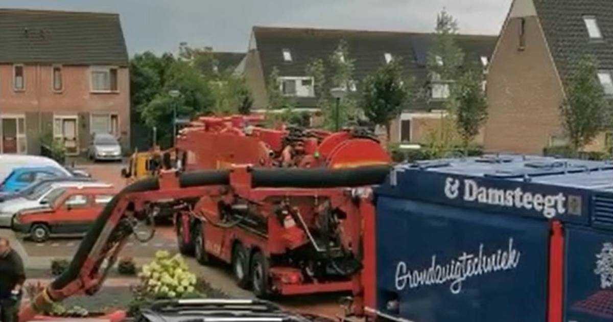 Error with foam concrete in sewer: stinging eyes and stench in Kockengen |  Utrecht