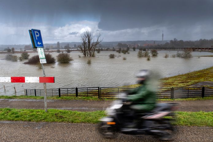 Arnhem, 9 maart 2020. Hoogwater bij park Meijnerswijk . Foto: Gerard Burgers