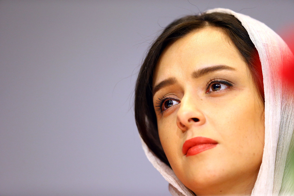 Taraneh Alidoosti in Teheran in 2016.  Beeld Getty Images
