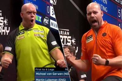 Seeing is believing: roaring Van Gerwen and Norwegian ‘Sheriff’ pull off rare nine-darter on the same day