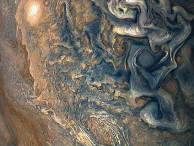 Kunst uit de ruimte: NASA geeft adembenemende foto van Jupiter vrij