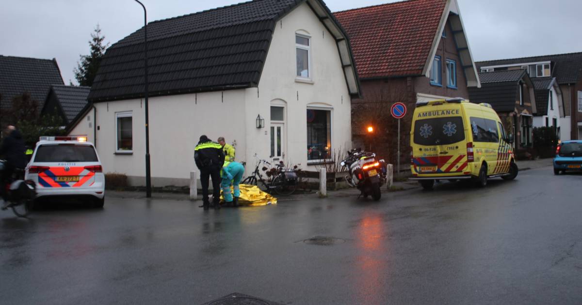 Vrouw op e-bike in Apeldoorn onderuit na aanrijding.