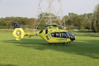 Persoon zwaargewond bij ongeval in Goor, traumaheli teruggestuurd