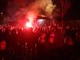 Kampioen SC Cambuur met vuurwerk onthaald