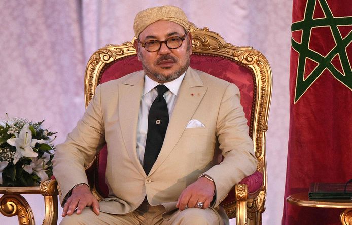 Koning Mohammed VI van Marokko.