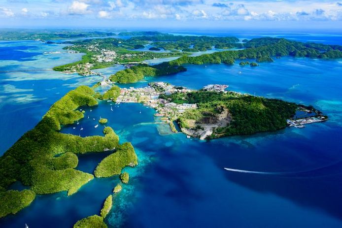 De eilandstaat Palau.