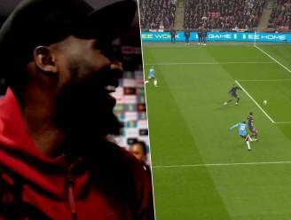 Romelu Lukaku schiet in de lach wanneer hij opnieuw de vraag krijgt of hij straks terugkeert naar Chelsea
