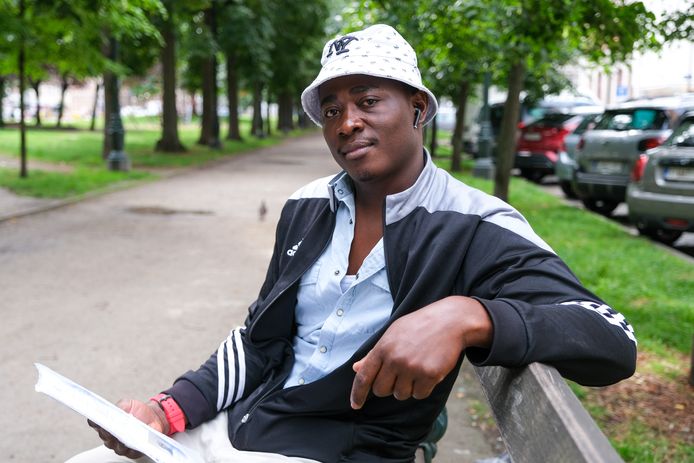Patrick Cedric Modjo uit Senegal wacht al een jaar op een opvangplek