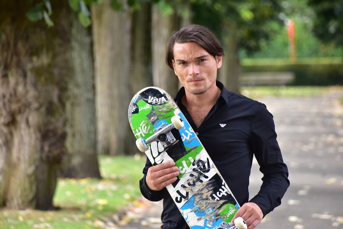 Skater Franky Vlieghe uit Tielt.