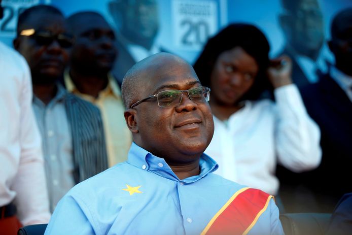 Félix Tshisekedi werd gisterennacht uitgeroepen tot winnaar van de Congolese verkiezingen, maar die uitslag werd al snel betwist.