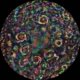 De stormenpracht op Jupiters noordpool is net psychedelische kunst