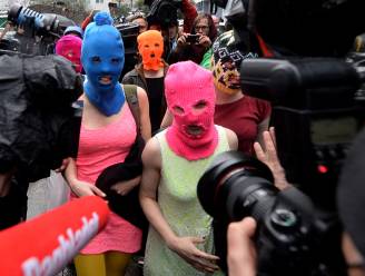 Pussy Riot opnieuw kort gearresteerd na demonstratie in Rusland