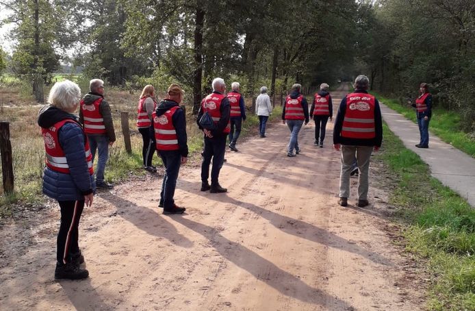 Een van de eerdere trainingsgroep voor de Kuier Deur Challenge. De trainingen zijn dit jaar voor het eerst in de avond.