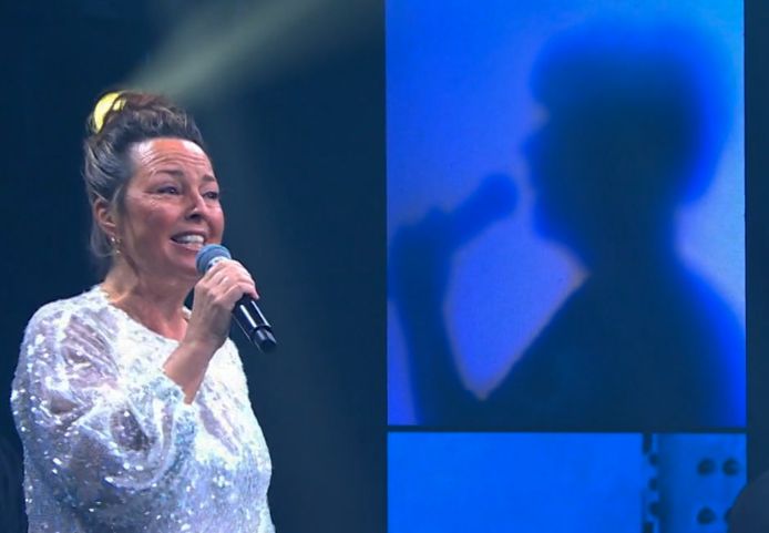 Nancy en haar bekende tante in Dna singers.