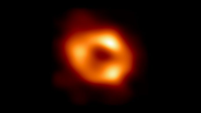 Het eerste beeld van het zwarte gat in onze Melkweg.