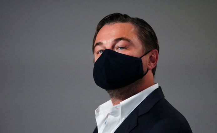 L'acteur Leonardo DiCaprio a assisté à une réunion lors de la Conférence des Nations unies sur le changement climatique (COP26) à Glasgow, en Écosse.