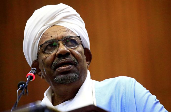 De eerder deze maand afgezette president Omar al-Bashir.