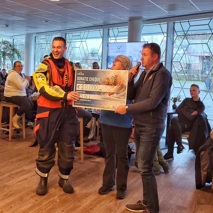 Stichting schenkt 10.000 euro aan KNRM Urk na laatste schaatsfestijn ...
