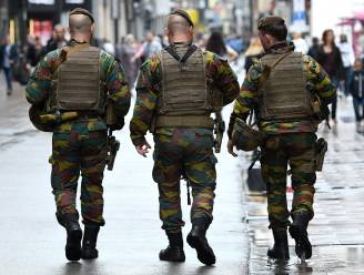 Na daling terreurniveau: aantal militairen op straat teruggeschroefd