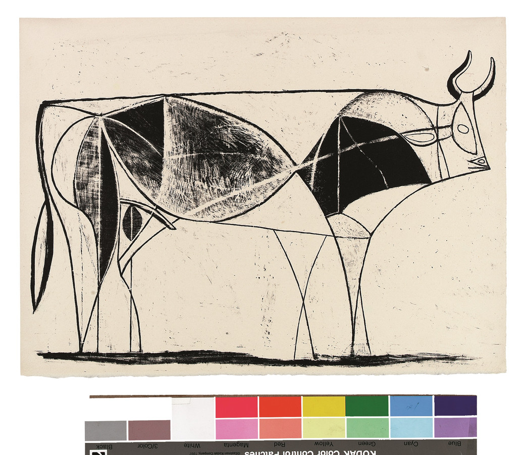 Пикассо литография бык
