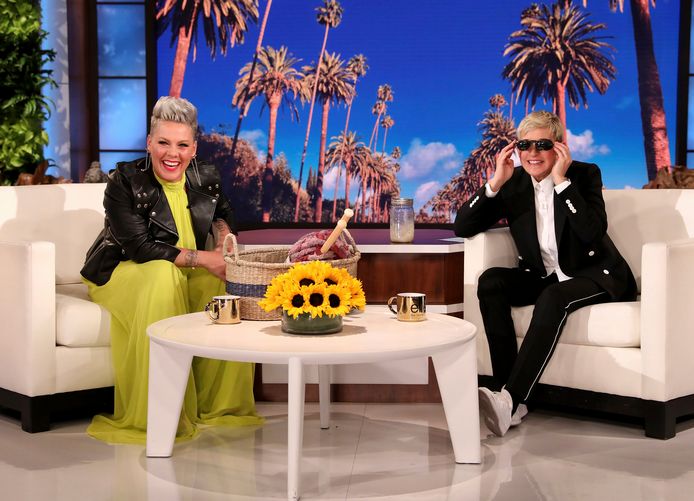 Ellen DeGeneres en Pink