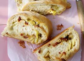 Stromboli ‘quattro formaggi’ met artisjok