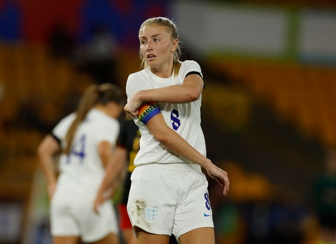 Leah Williamson, de captain van Engeland.