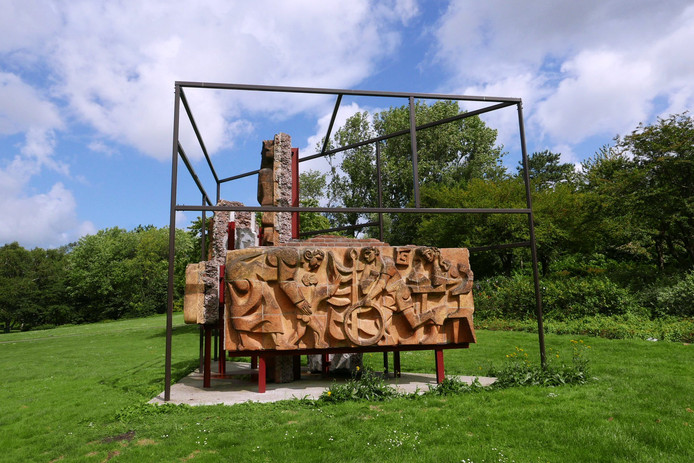 Nieuw kunstwerk van Toby Paterson in het Zuiderpark in Den Haag.